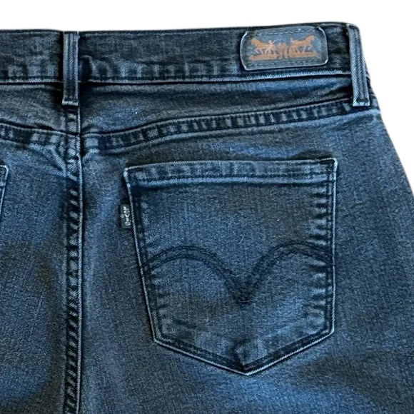 Levi’s 505 Black Straight Leg Jeans Size 10 - Picture 5 of 8